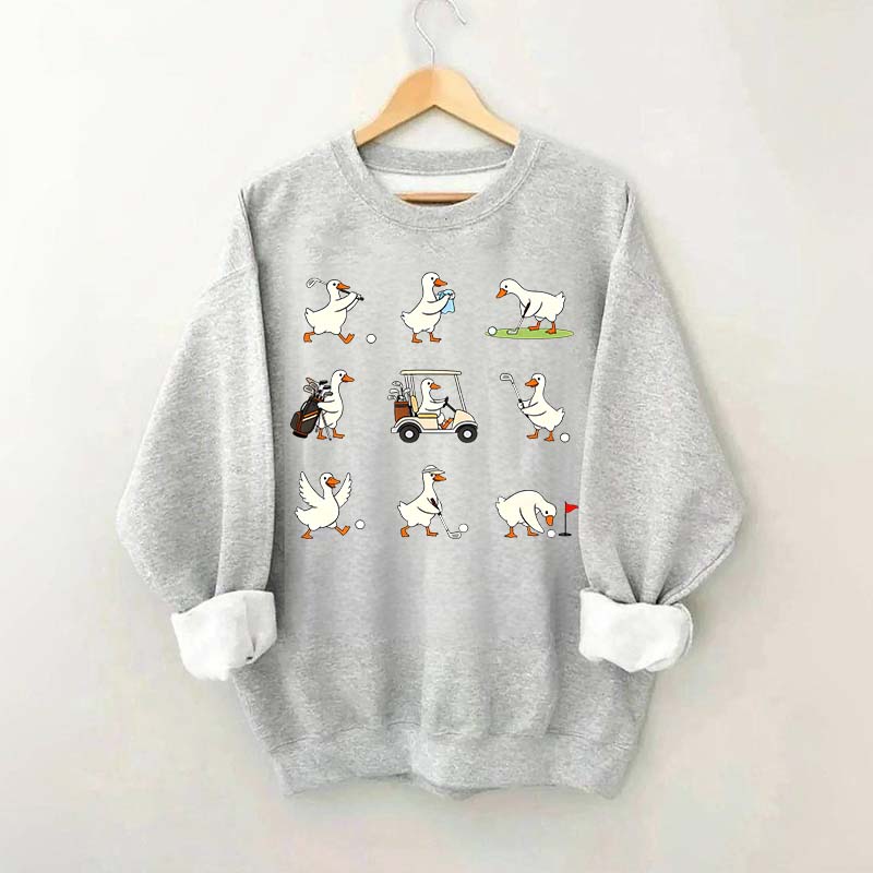 Funny Golf Goose Sweatshirt