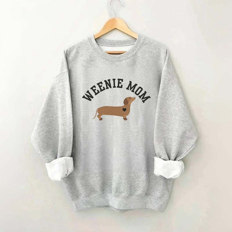 Weenie Mom Dachshund Sweatshirt