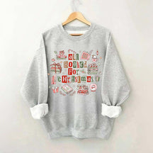 All Booked For Christmas Library Sweatshirt