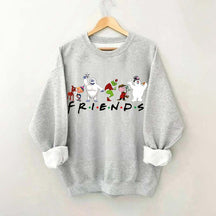 Cute Cartoon Christmas Friends Sweatshirt
