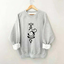 Breathe Symbol Yoga Sweatshirt