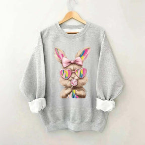 Stylish Bunny Easter Sweatshirt