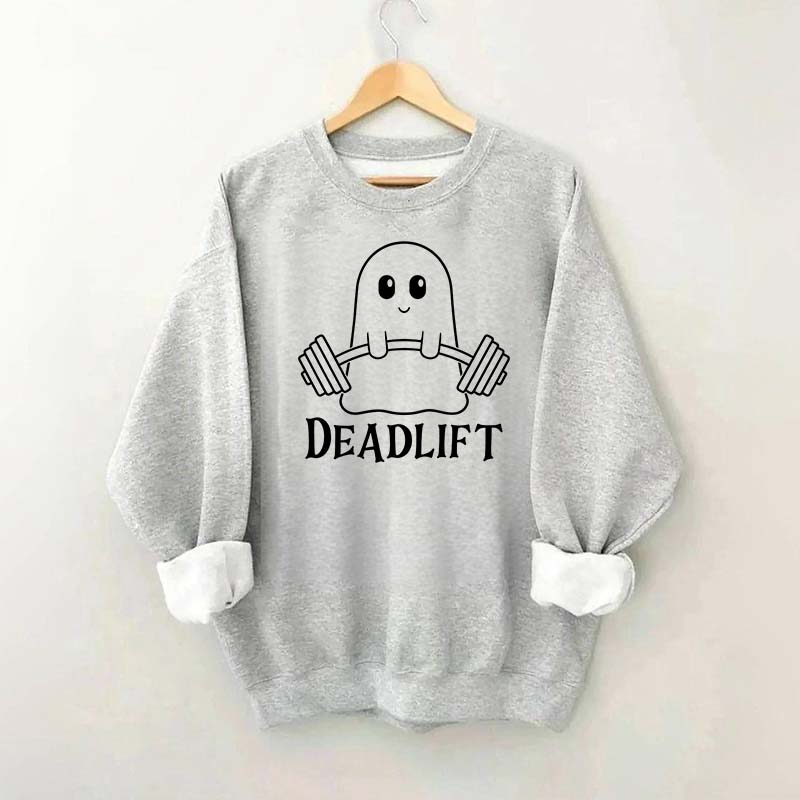 Cute Deadlift Ghost Sweatshirt