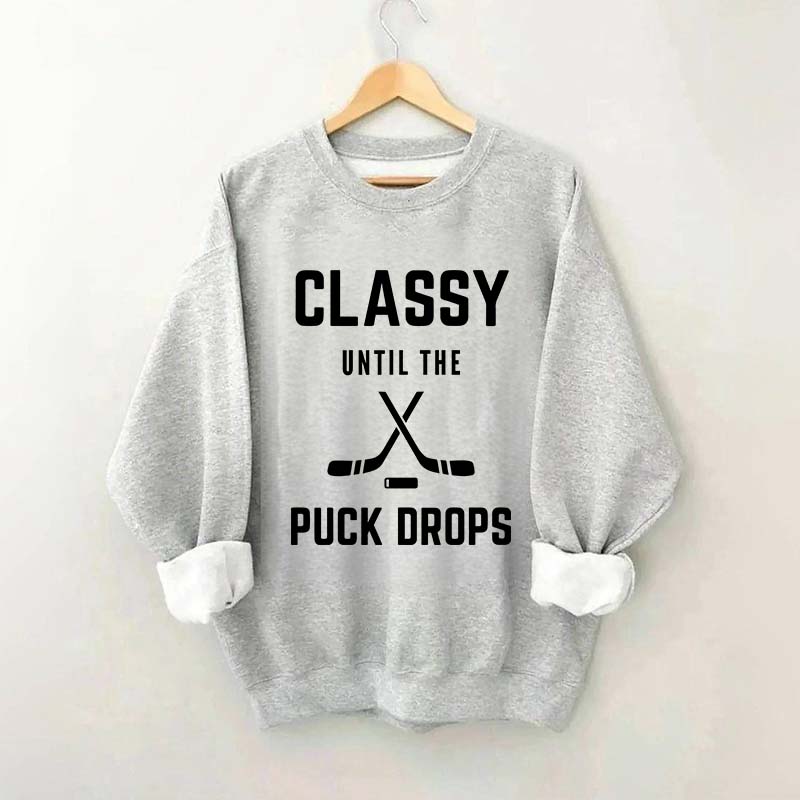Classy Hockey Mom Sweatshirt