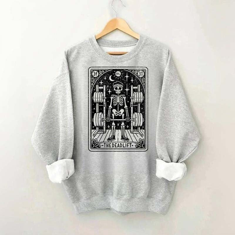 The Deadlift Tarot Card Sport Life Sweatshirt