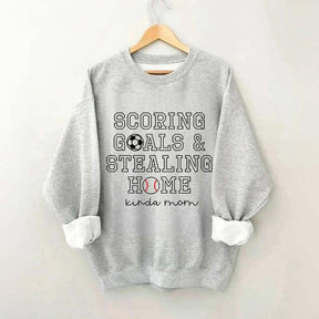 Soccer And Baseball Mama Sweatshirt