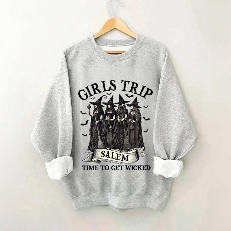 Retro Girls Trip Salem Sweatshirt