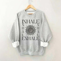 Inhale Exhale Yoga Sweatshirt