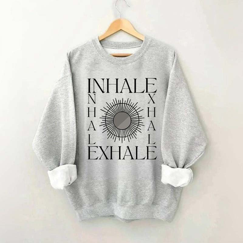 Inhale Exhale Yoga Sweatshirt