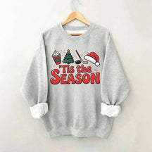 Christmas Tis The Season Hockey Sweatshirt