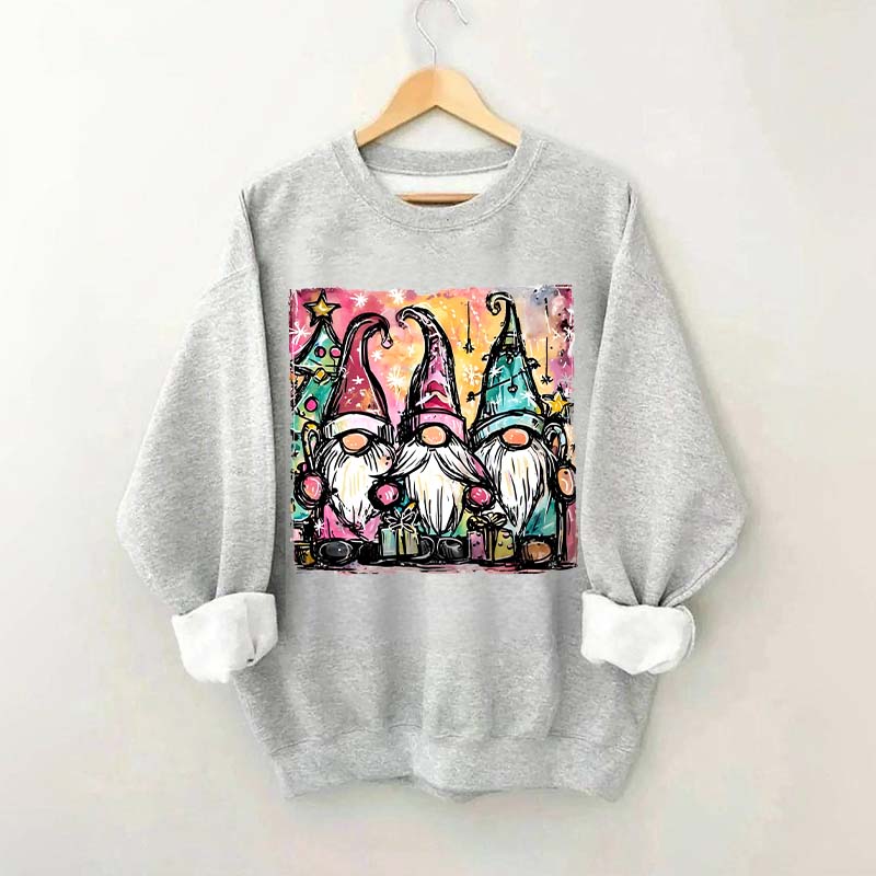 Christmas Gnome Art Sweatshirt