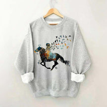 Just A Girl Who Loves Horses Peace Love Sweatshirt