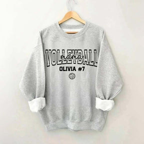 Custom Volleyball Mama Sweatshirt