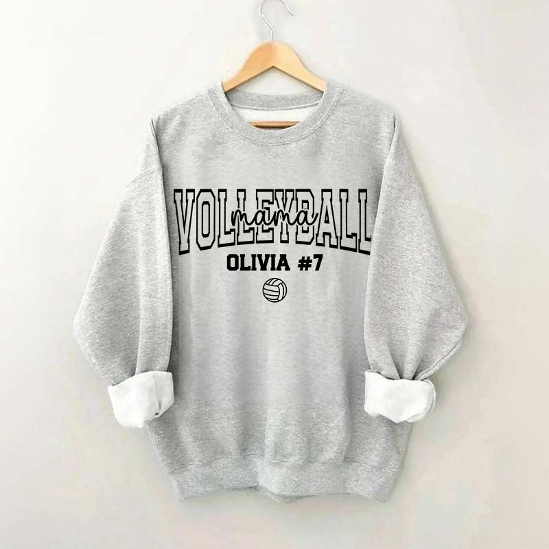 Custom Volleyball Mama Sweatshirt