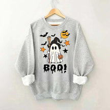 Halloween Boo Ghost Spooky Fall Sweatshirt
