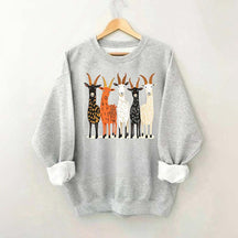 Colorful Goat Funny Farm Animal Sweatshirt