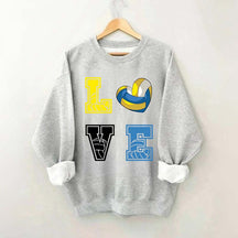 Heart I Love Volleyball Sweatshirt