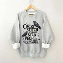 Cross Stitching Gift for Mom Sweatshirt