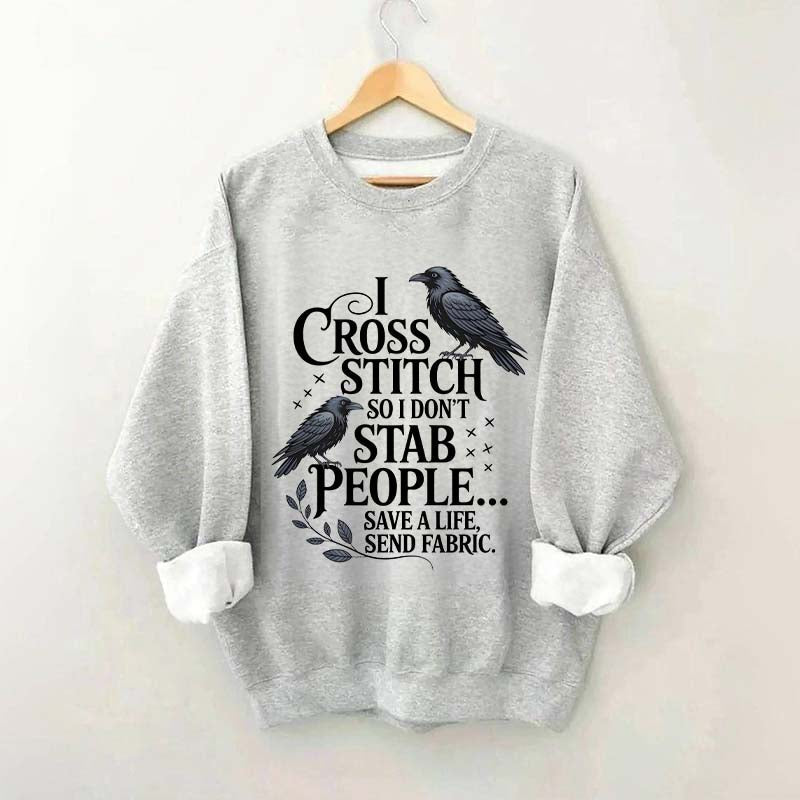 Cross Stitching Gift for Mom Sweatshirt