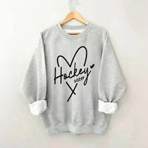 Hockey Sister Heart Sweatshirt