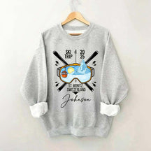 Custom Family Ski Vacation Sweatshirt