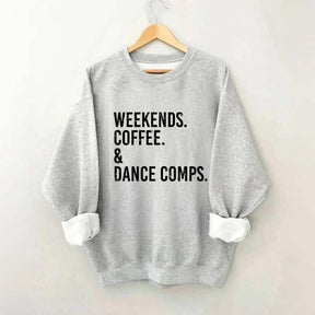 Retro Weekends Coffee and Dance Sweatshirt
