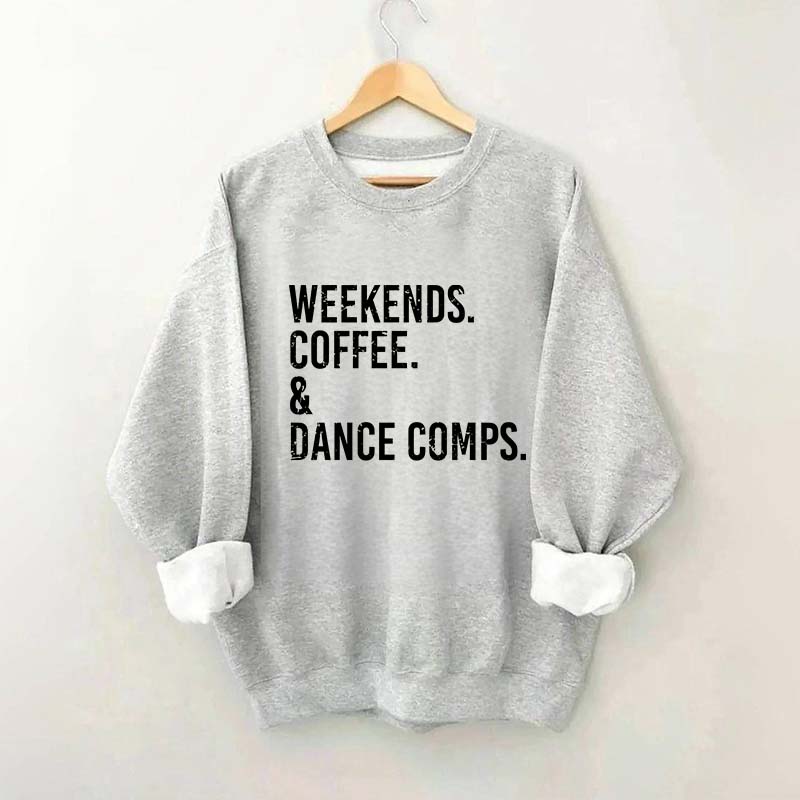 Retro Weekends Coffee and Dance Sweatshirt