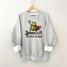 Funny Frog Pilates We Pulse At Dawn Sweatshirt