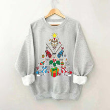 Sport Xmas Hockey Christmas Sweatshirt