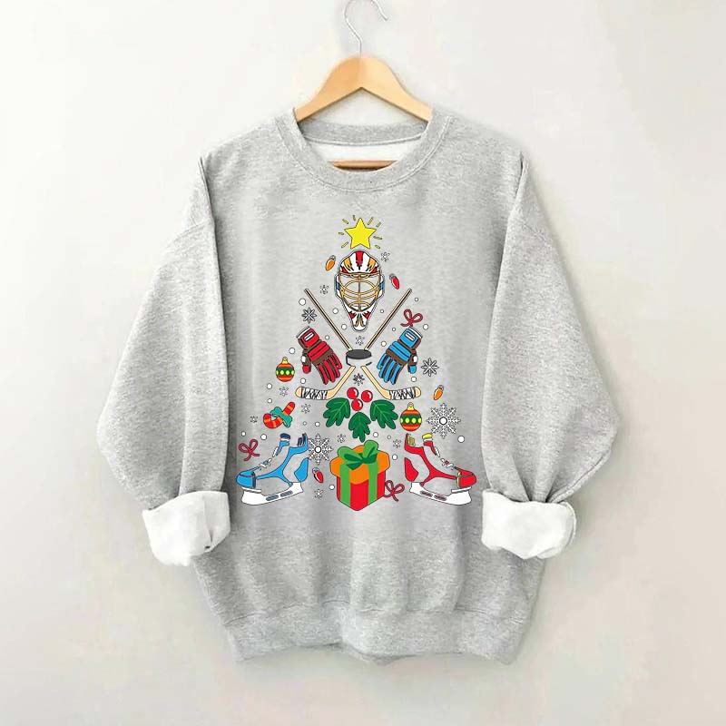 Sport Xmas Hockey Christmas Sweatshirt