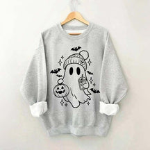 Retro Ghost Coffee Sweatshirt