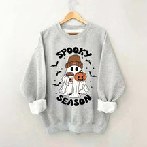 Halloween Ghost Spooky Season Coffee Sweatshirt