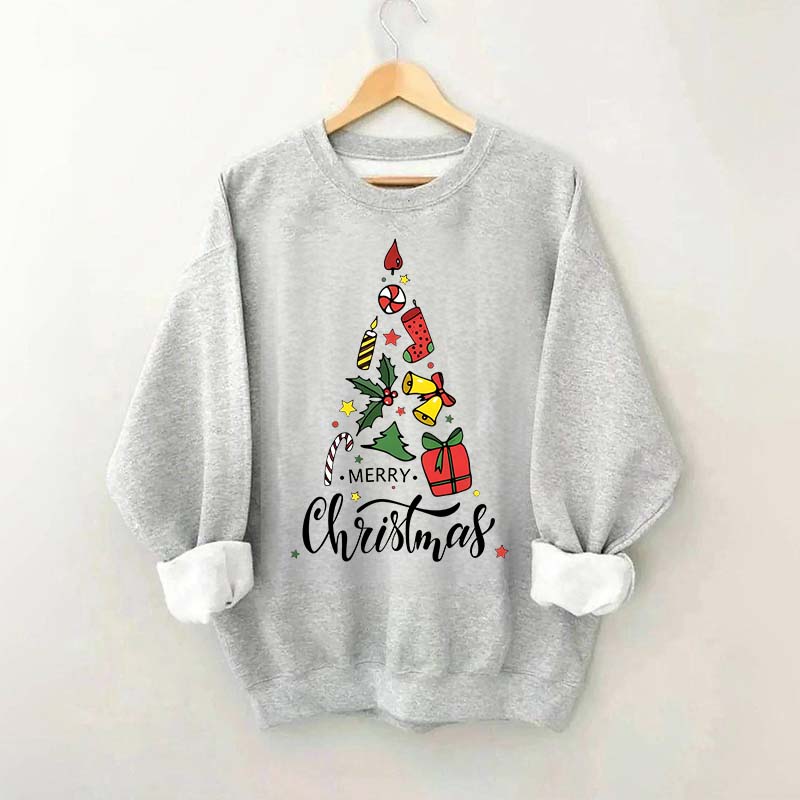 Merry Christmas Tree Gift Sweatshirt