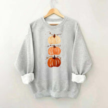 Watercolor Fall Pumpkin Harvest Sweatshirt
