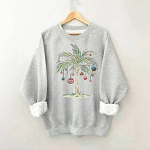 Christmas Palm Tree Sweatshirt