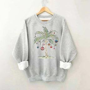 Christmas Palm Tree Sweatshirt