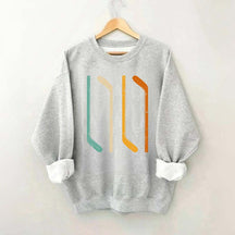Ice Hockey Stick Vintage Sweatshirt