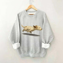 Cute Running Dog Sweatshirt