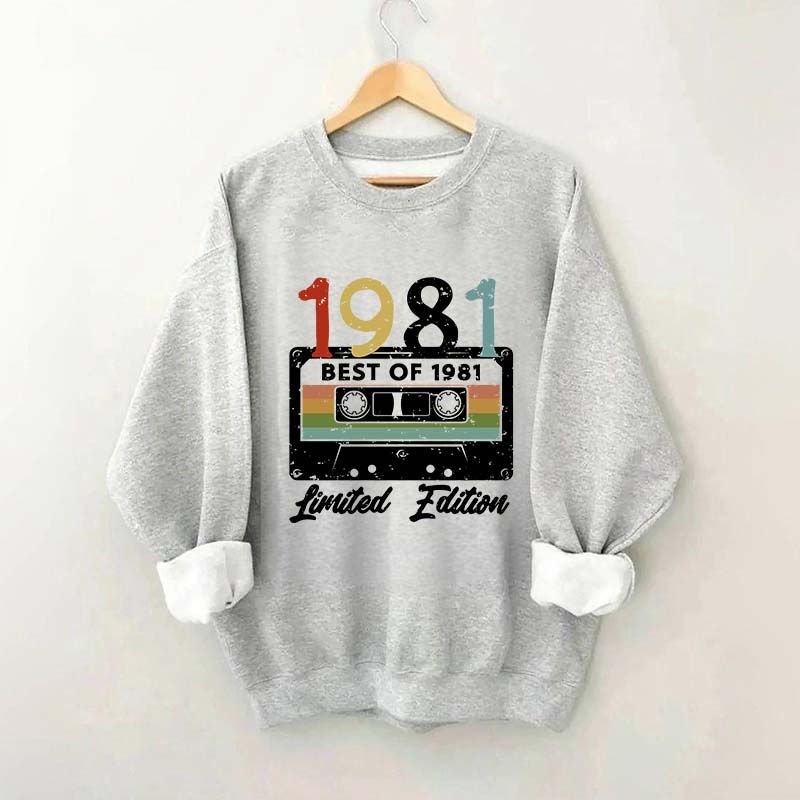 Audiotape And Letter Graphic Sweatshirt