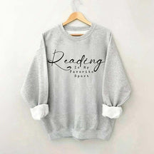 Vintage Reading Is My Favorite Sport Sweatshirt