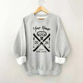 Custom Ski Trip Sweatshirt