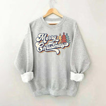 Merry Christmas Family Retro Sweatshirt