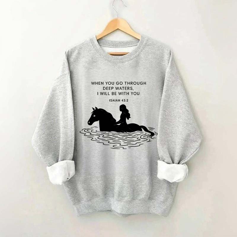 Christ Horse Religous Sweatshirt