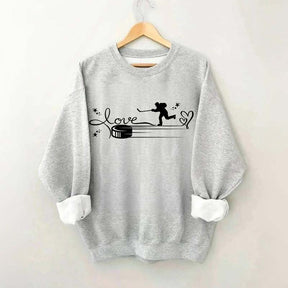 Coffee Hockey Dogs Coach Sweatshirt