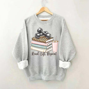 Read Lift Repeat Sweatshirt