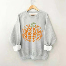 Paw Pumpkin Halloween Dog Sweatshirt