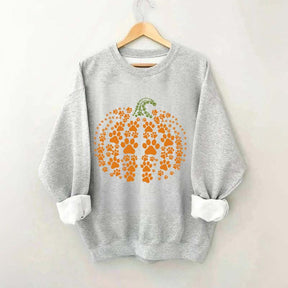 Paw Pumpkin Halloween Dog Sweatshirt