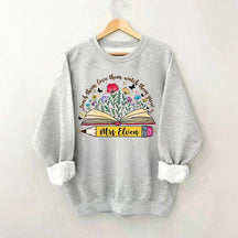 Custom Teacher Wildflower Sweatshirt