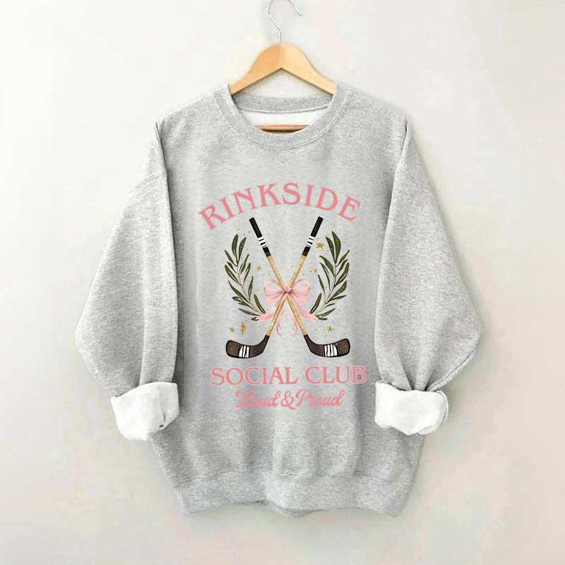 Rinkside Social Club Mom Hockey Athletic Sweatshirt