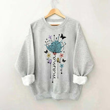 Mama Flower Butterfly Sweatshirt